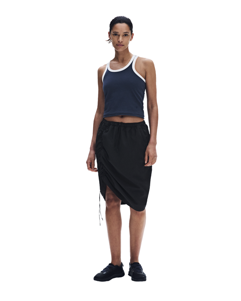 Drawstring Midi Skirt