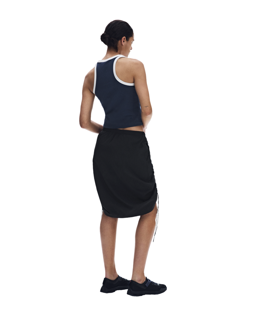 Drawstring Midi Skirt