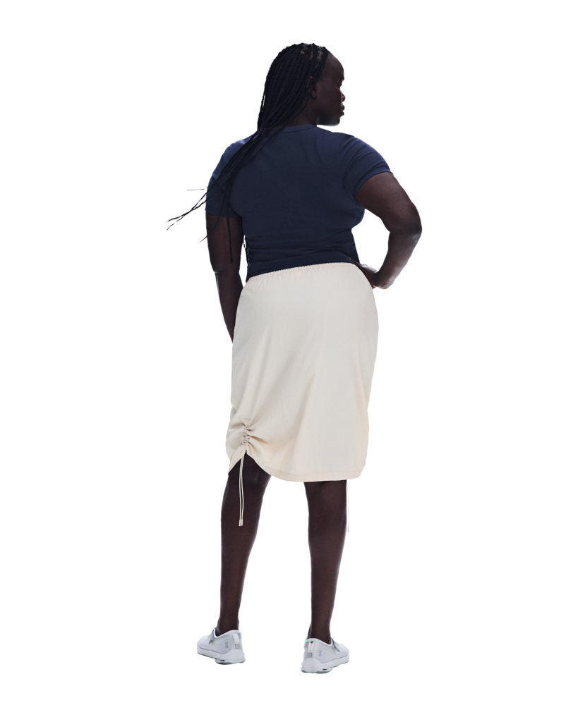 Drawstring Midi Skirt